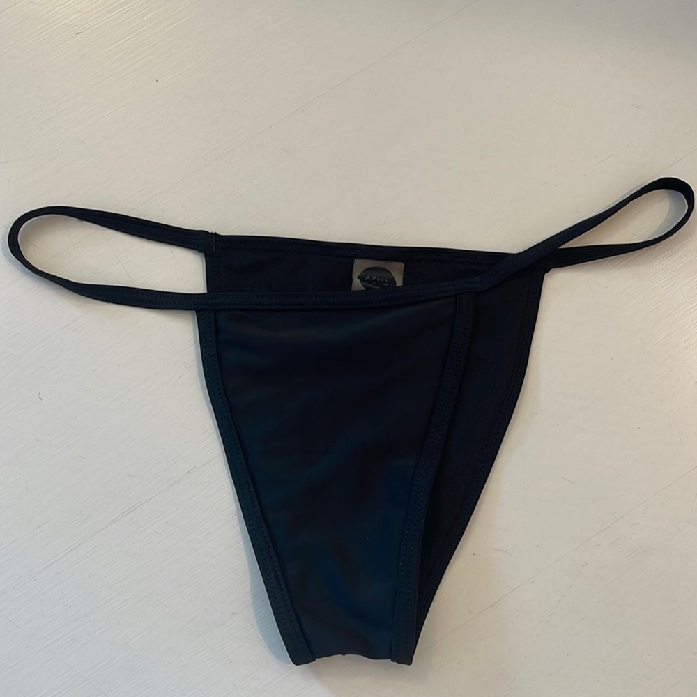 basic swim black bottoms (s)